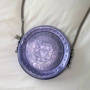 Balmain Disco Leather Shoulder Bag